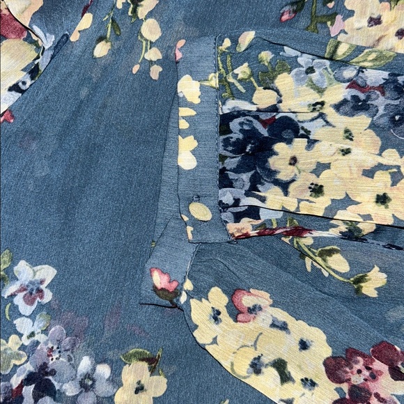 Torrid Crinkle Chiffon Raglan Tie Front Blouse 3 NWT - Picture 6 of 8